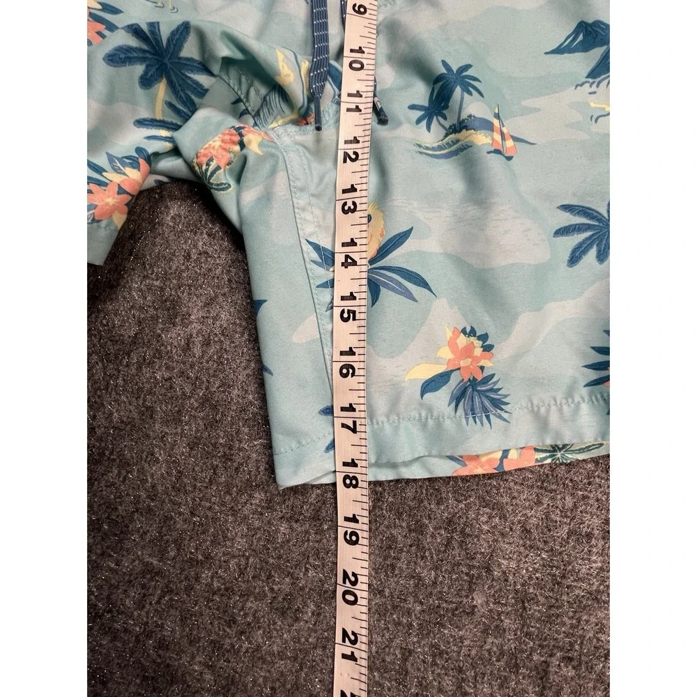 Quiksilver‎ Board Shorts Men Medium  Blue Everyday Scenic  Volley Swim